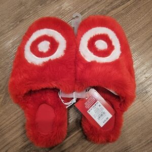 Target Red Fuzzy Slippers